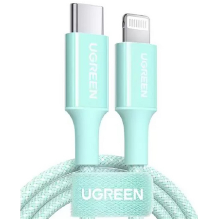 Кабель UGREEN US532 USB-C to Lightning Green