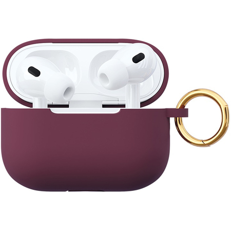 Чехол для Airpods Pro 2 VLP Marsall, Цвет: Marsala / Марсала