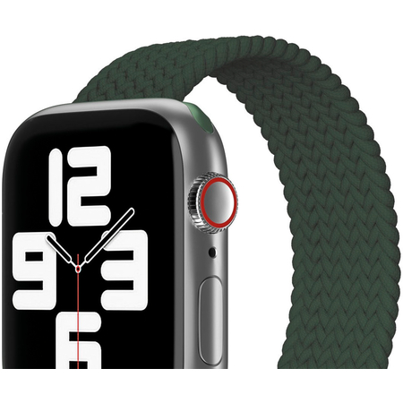 Ремешок нейлоновый VLP для Apple Watch 40 темно-зеленый, Цвет: Dark green / Темно-зеленый, изображение 2