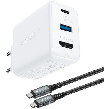 Сетевое зарядное устройство ACEFAST A17 65W GaN multi-function HUB charger 5, изображение 2