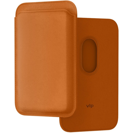 Картхолдер Magsafe VLP Dark Brown, Цвет: Dark brown / Темно коричневый