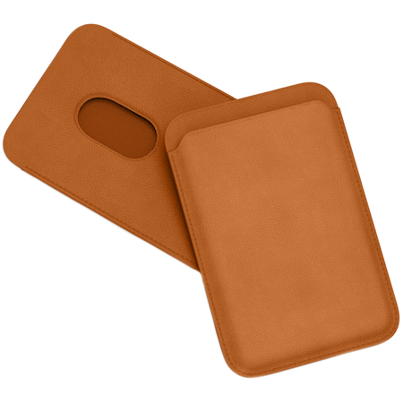 Картхолдер Magsafe VLP Dark Brown, Цвет: Dark brown / Темно коричневый, изображение 2