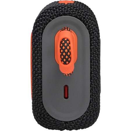 Портативная колонка JBL Go 3 Black Orange, Цвет: Black / Черный, изображение 3