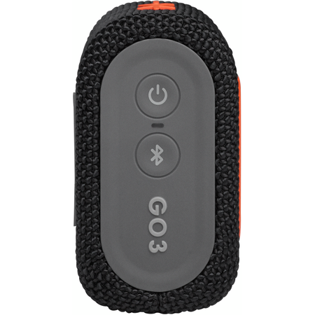Портативная колонка JBL Go 3 Black Orange, Цвет: Black / Черный, изображение 4