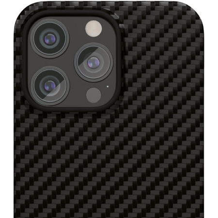 Чехол VLP Kevlar Case с MagSafe для iPhone 15 Pro Black, изображение 2
