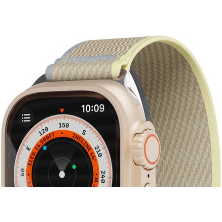 Ремешок нейлоновый VLP Trail Band для Apple Watch 42/44/45/49mm бежевый-желтый, Цвет: Beige / Бежевый, изображение 2