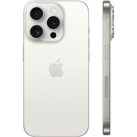 Apple iPhone 15 Pro 512 Гб White Titanium (титановый белый), изображение 2