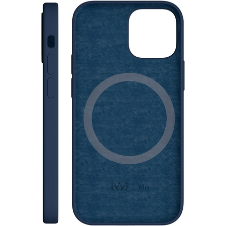 Чехол VLP Silicone case для iPhone 13 mini темно-синий, изображение 3