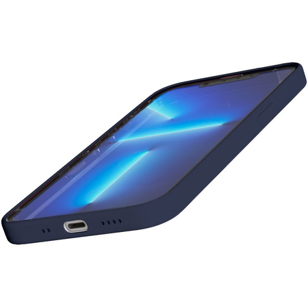 Чехол VLP Silicone case для iPhone 13 mini темно-синий, изображение 4