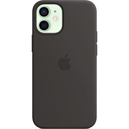 Чехол Apple Silicone Case для iPhone 12 Mini, Black, изображение 3