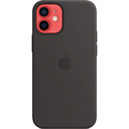 Чехол Apple Silicone Case для iPhone 12 Mini, Black, изображение 4