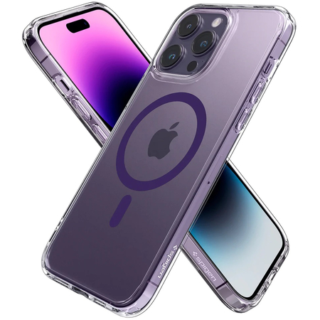 Защитный чехол Spigen Ultra Hybrid Mag MagSafe iPhone 14 Pro Max Deep Purple, Цвет: Deep Purple / Темно-фиолетовый, изображение 4