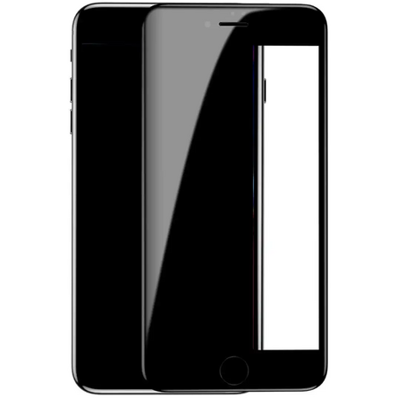 Защитное стекло 2.5D c сеткой для iPhone 7Plus/8 Plus черное