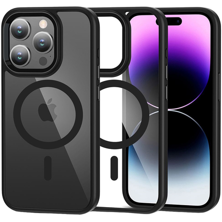 Защитный чехол Tech-Protect Magmat Magsafe iPhone 15 Pro Black/Clear