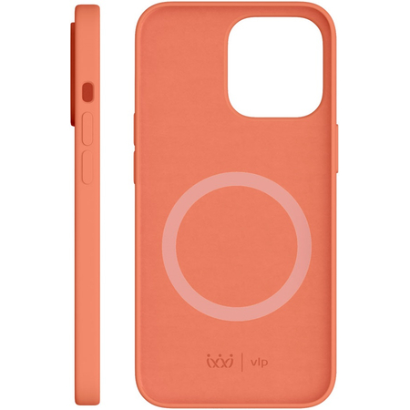 Чехол для iPhone 13 Pro VLP Silicone case with MagSafe Coral, Цвет: Coral / Коралл, изображение 3