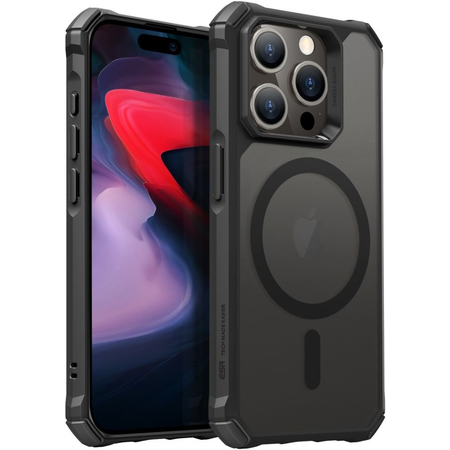 Защитный чехол ESR Air Armor Halolock Magsafe iPhone 15 Pro Frosted Black, Цвет: Black / Черный, изображение 2