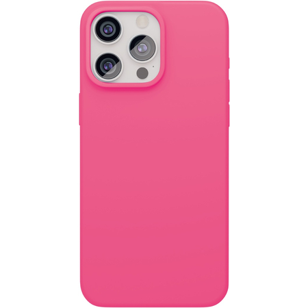 Чехол VLP Aster Case с MagSafe для iPhone 15 Pro Max неоновый розовый, Цвет: Pink / Розовый