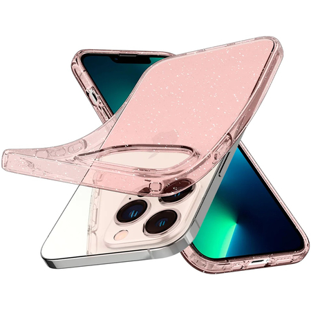 Чехол Spigen Liquid Crystal Glitter для iPhone 13 Pro Pink, изображение 5