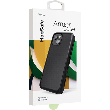 Чехол VLP Armor Case с MagSafe для iPhone 15 черный, изображение 3