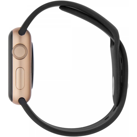 Ремешок для Apple Watch 38/40 Interstep Black, изображение 4