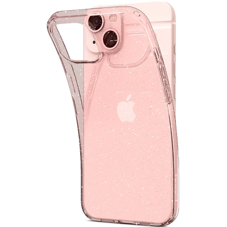 Чехол для iPhone 13 Spigen Liquid Crystal Glitter Rose, изображение 3