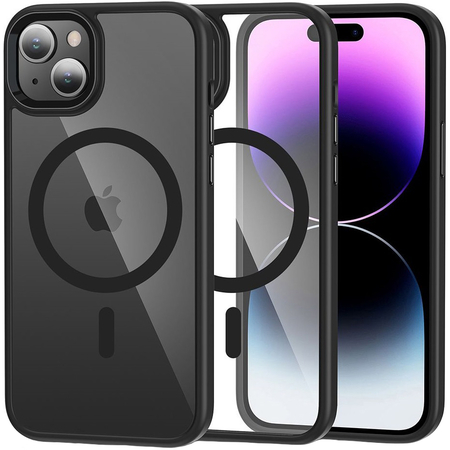 Защитный чехол Tech-Protect Magmat Magsafe iPhone 15 Plus Black/Clear