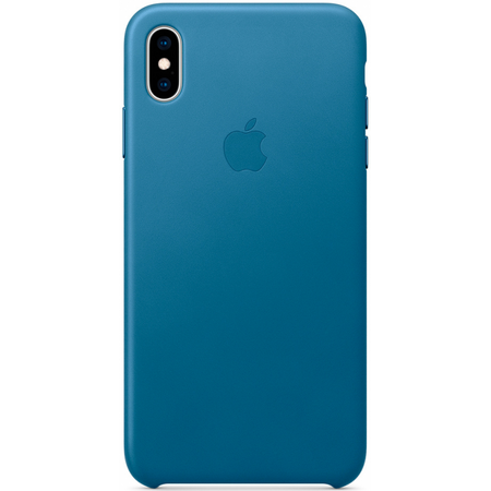Чехол Apple для iPhone XS Max Leather Case Cape Cod Blue (оригинал), Цвет: Blue / Синий