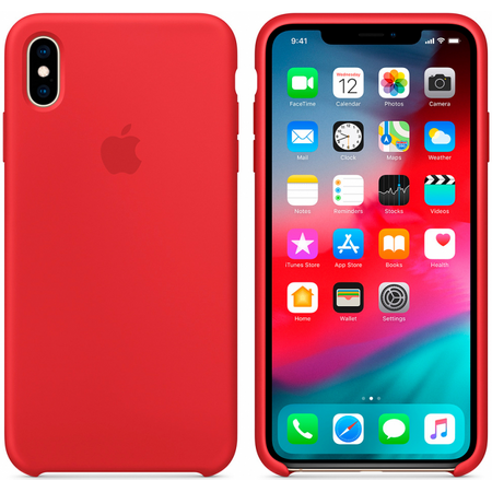 Чехол Apple для iPhone XS Max Silicone Case (PRODUCT) RED (оригинал), изображение 2