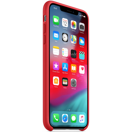 Чехол Apple для iPhone XS Max Silicone Case (PRODUCT) RED (оригинал), изображение 3