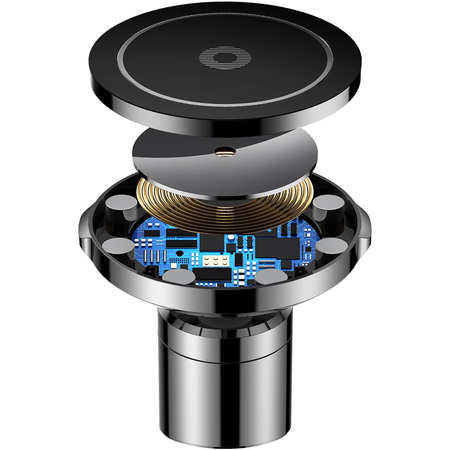 Автомобильный держатель Baseus Wireless Charger Black (WXER-01), изображение 5