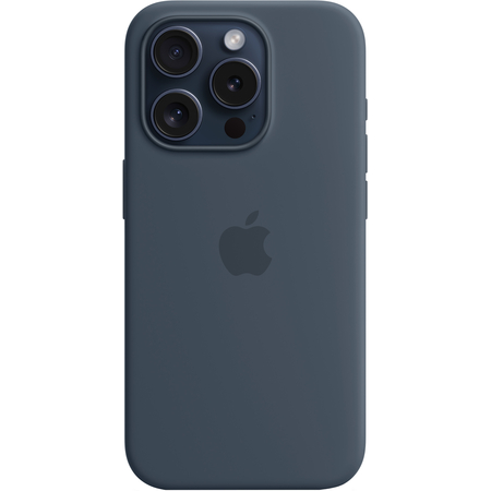 Чехол для iPhone 15 Pro Silicone Case Storm Blue, Цвет: Blue / Синий, изображение 2