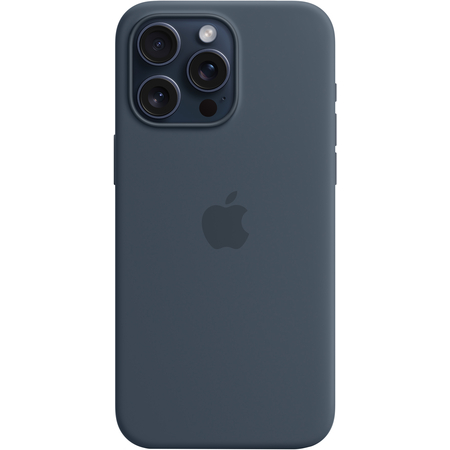 Чехол для iPhone 15 Pro Max Silicone Case Storm Blue, Цвет: Blue / Синий, изображение 2