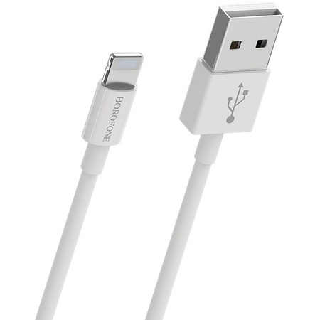 Кабель Borofone BX22 USB to Lightning White, изображение 3