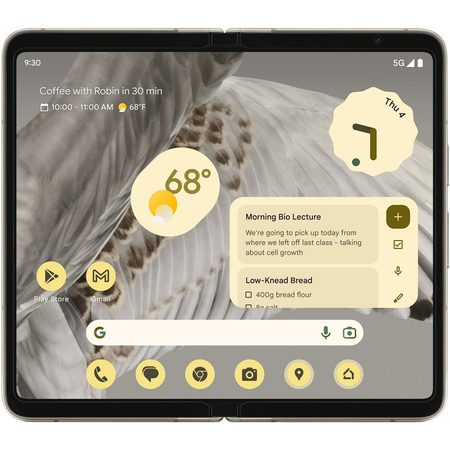 Google Pixel Fold 12/256 Porcelain, Объем встроенной памяти: 256 Гб, Цвет: Beige / Бежевый, изображение 4