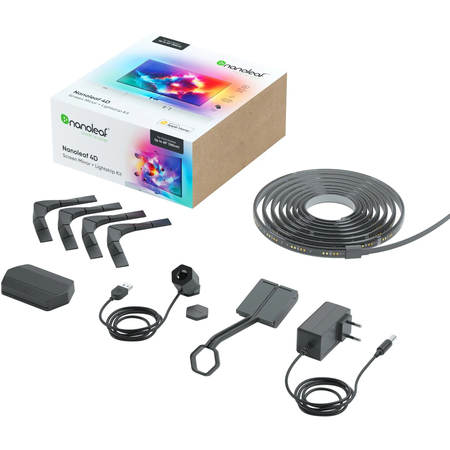 Зеркало для телевизора Nanoleaf 4D + стартовый комплект световых полос 4 М для телевизора до 65 " / 165 см, изображение 11