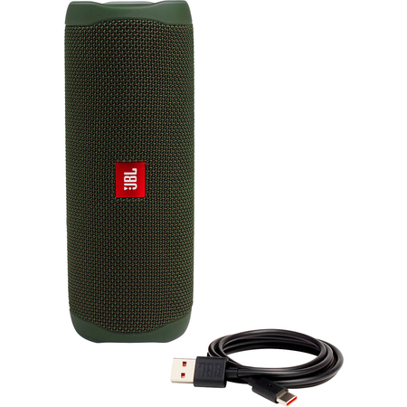 Портативная колонка JBL Flip 5 Зелёный, Цвет: Green / Зеленый, изображение 5