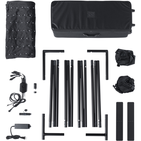 Световая стена Twinkly Lightwall 1120 RGB пикселей IP44 высота 270 см ширина 256 см, изображение 2