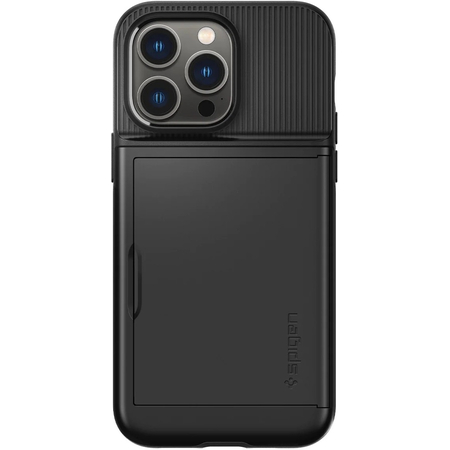 Чехол Spigen Slim Armor CS для iPhone 14 Pro Black, изображение 2