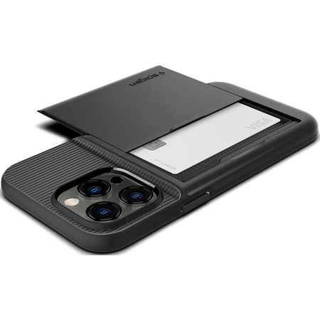 Чехол Spigen Slim Armor CS для iPhone 14 Pro Black, изображение 7