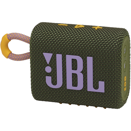 Портативная колонка JBL Go 3 Green, Цвет: Green / Зеленый, изображение 2