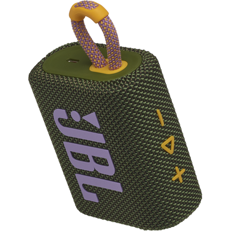 Портативная колонка JBL Go 3 Green, Цвет: Green / Зеленый, изображение 7