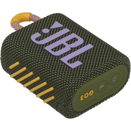 Портативная колонка JBL Go 3 Green, Цвет: Green / Зеленый, изображение 8