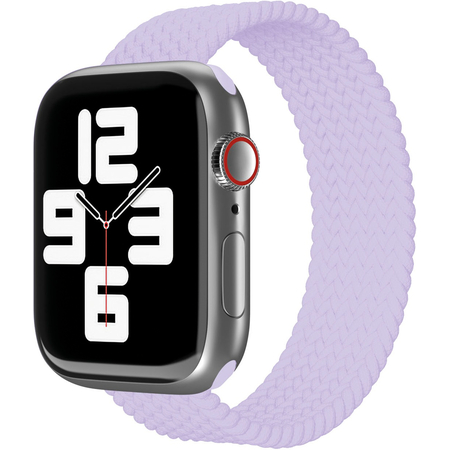 Ремешок нейлоновый плетёный VLP Braided Band для Apple Watch 45 S/M 2шт фиолетовый, Цвет: Purple / Фиолетовый
