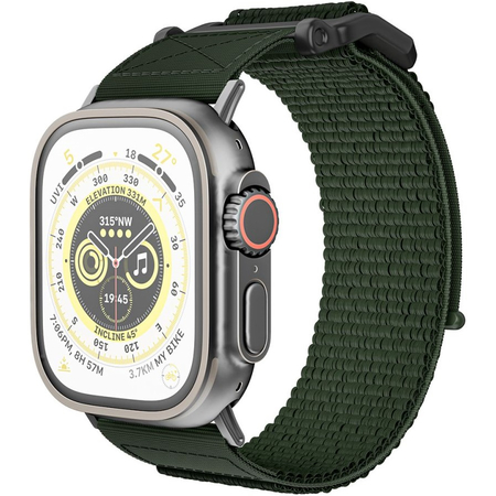 Ремешок TECH-PROTECT SCOUT APPLE WATCH 45/49 MM MILITARY GREEN, Цвет: Green / Зеленый