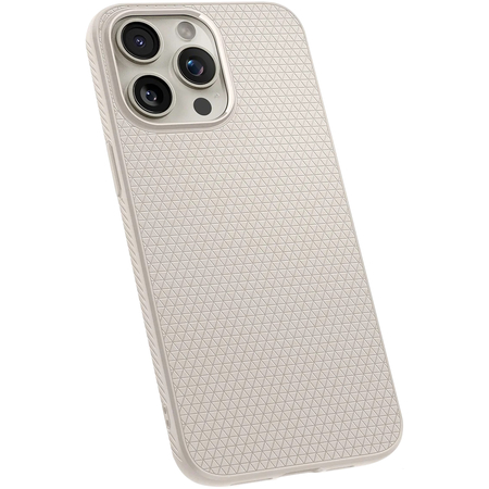Защитный чехол Spigen Liquid Air iPhone 15 Pro Natural Titanium (ACS07217), изображение 5