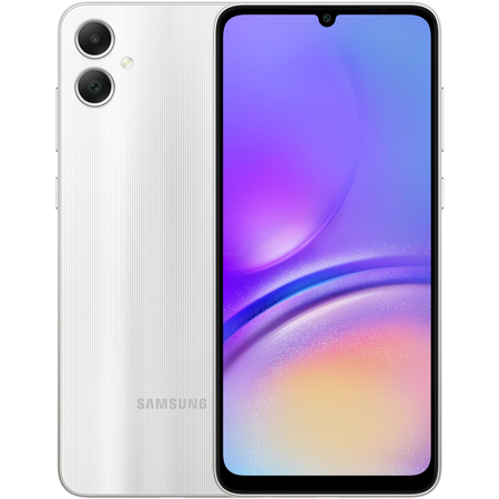 Samsung Galaxy A05 6/128Gb Silver, Объем оперативной памяти: 6 ГБ, Объем встроенной памяти: 128 Гб, Цвет: Silver / Серебристый