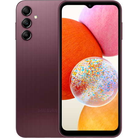 Samsung Galaxy A14 4/64Gb Dark Red, Объем оперативной памяти: 4 ГБ, Объем встроенной памяти: 64 Гб, Цвет: Red / Красный