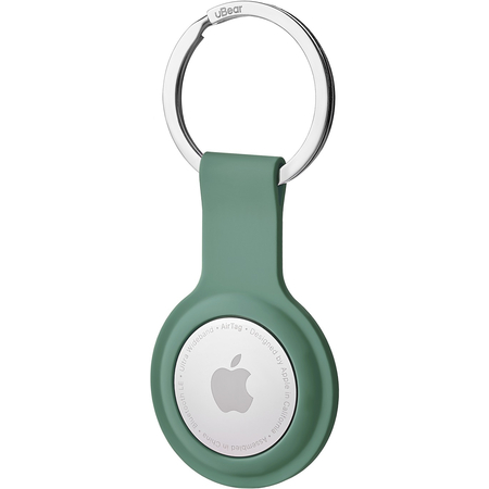 Чехол uBear Touch Ring Case для Apple AirTag с кольцом зелёный, Цвет: Green / Зеленый, изображение 2