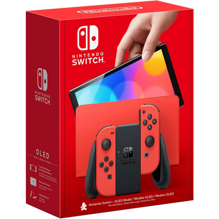 Nintendo Switch Oled Mario Edition, Цвет: Red / Красный, изображение 9
