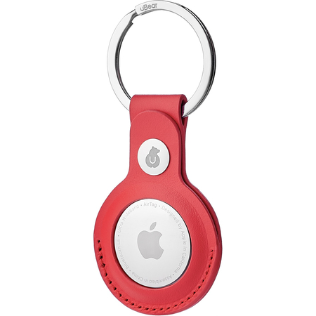Чехол uBear Capital Leather для Apple AirTag с кольцом, изображение 2